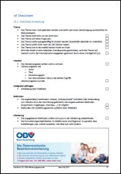 Checkliste VWA-Einreichung